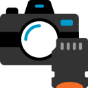 Camera memory card data recovery icon